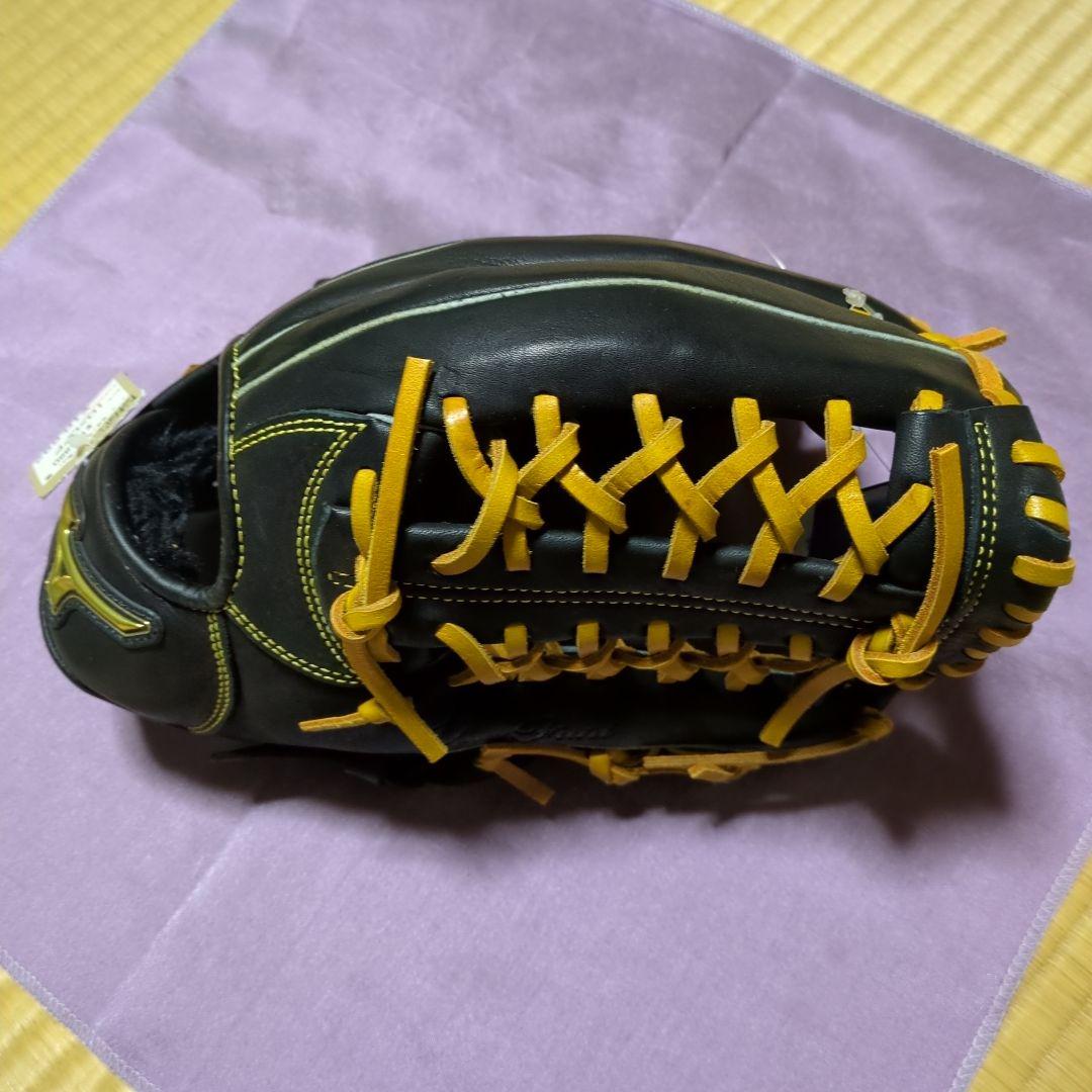 さらに⭐️値下げ⭐️軟式用レザーグローブ 黒とオレンジ　新品未使用