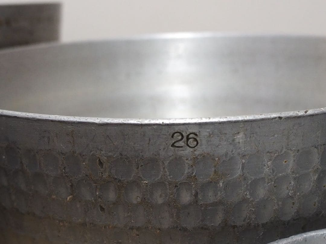 アルミ製　やっとこ鍋　雪平鍋　業務用　4点セット