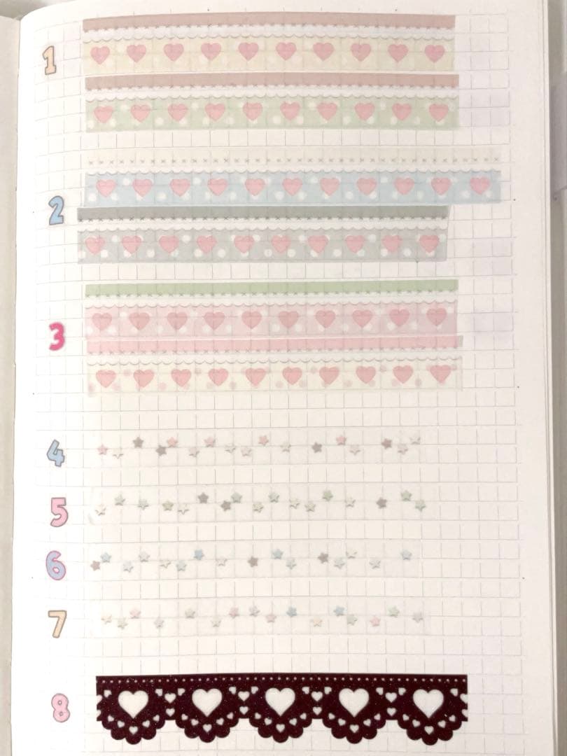 韓国作家 マスキングテープ 切り売り mering テープ