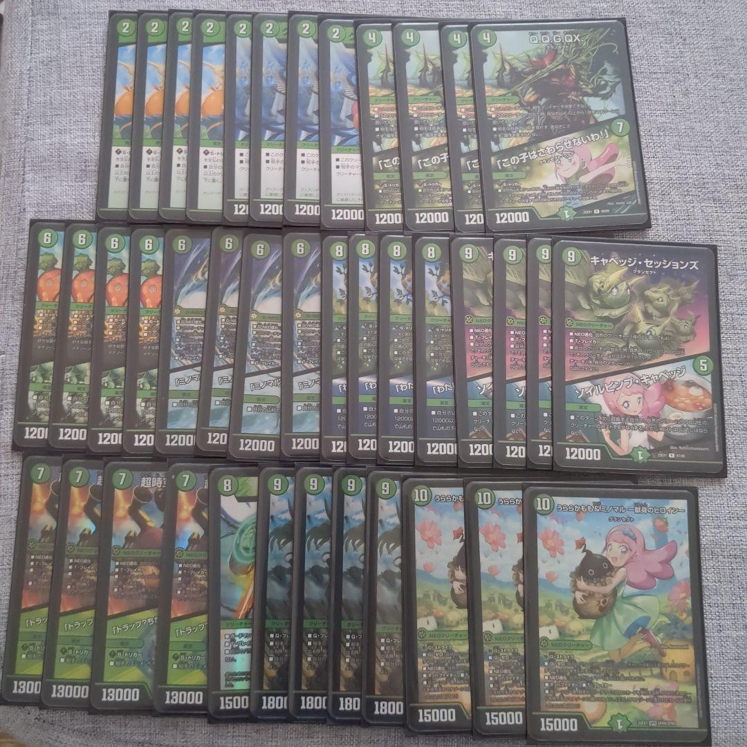 緑単 キャベツデッキ緑単グランセクト緑単キャベッジデュエルマスターズ