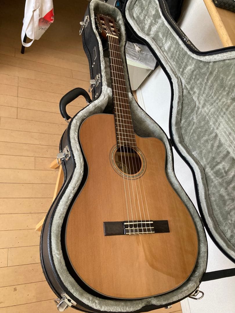 ギター FENDER CN-140SCE Nylon Thinline Natural