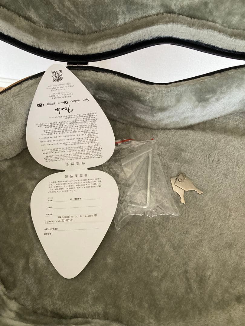 ギター FENDER CN-140SCE Nylon Thinline Natural