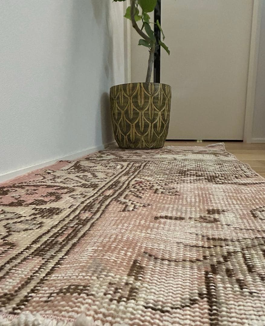 週末セール＊トライバルラグ・トルコヴィンテージラグ　約54×110cm