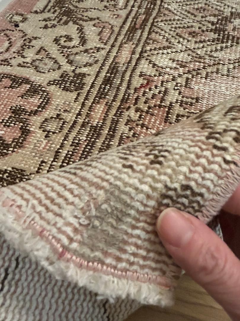 週末セール＊トライバルラグ・トルコヴィンテージラグ　約54×110cm