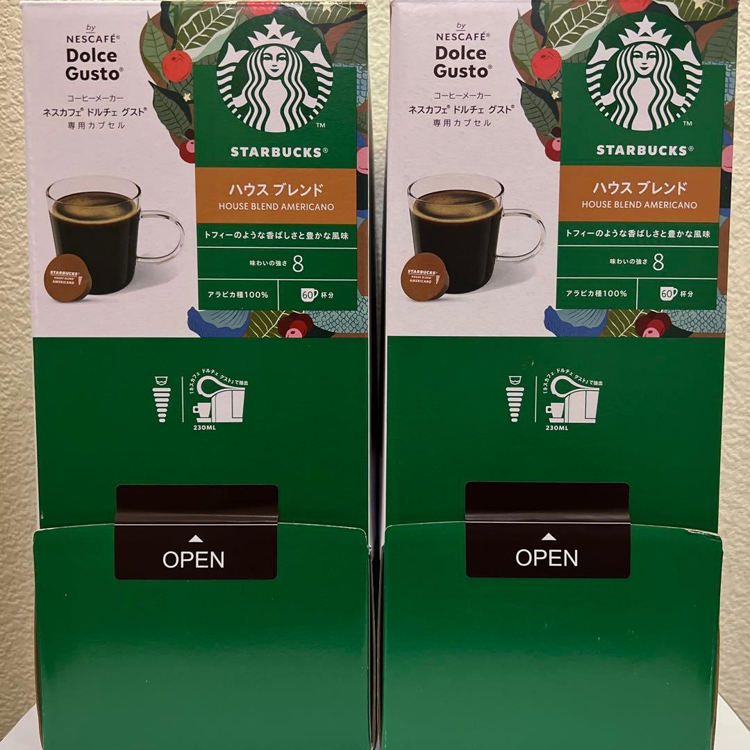 スターバ ブレンド ネスカフェ ドルチェ グスト 専用カプセル 60P×2箱