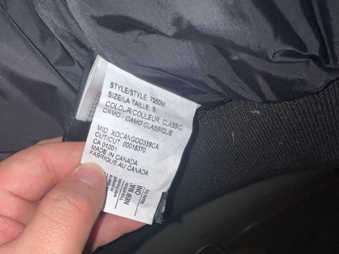 国内未発売　短丈　  カモ　迷彩 チリワックボンバー