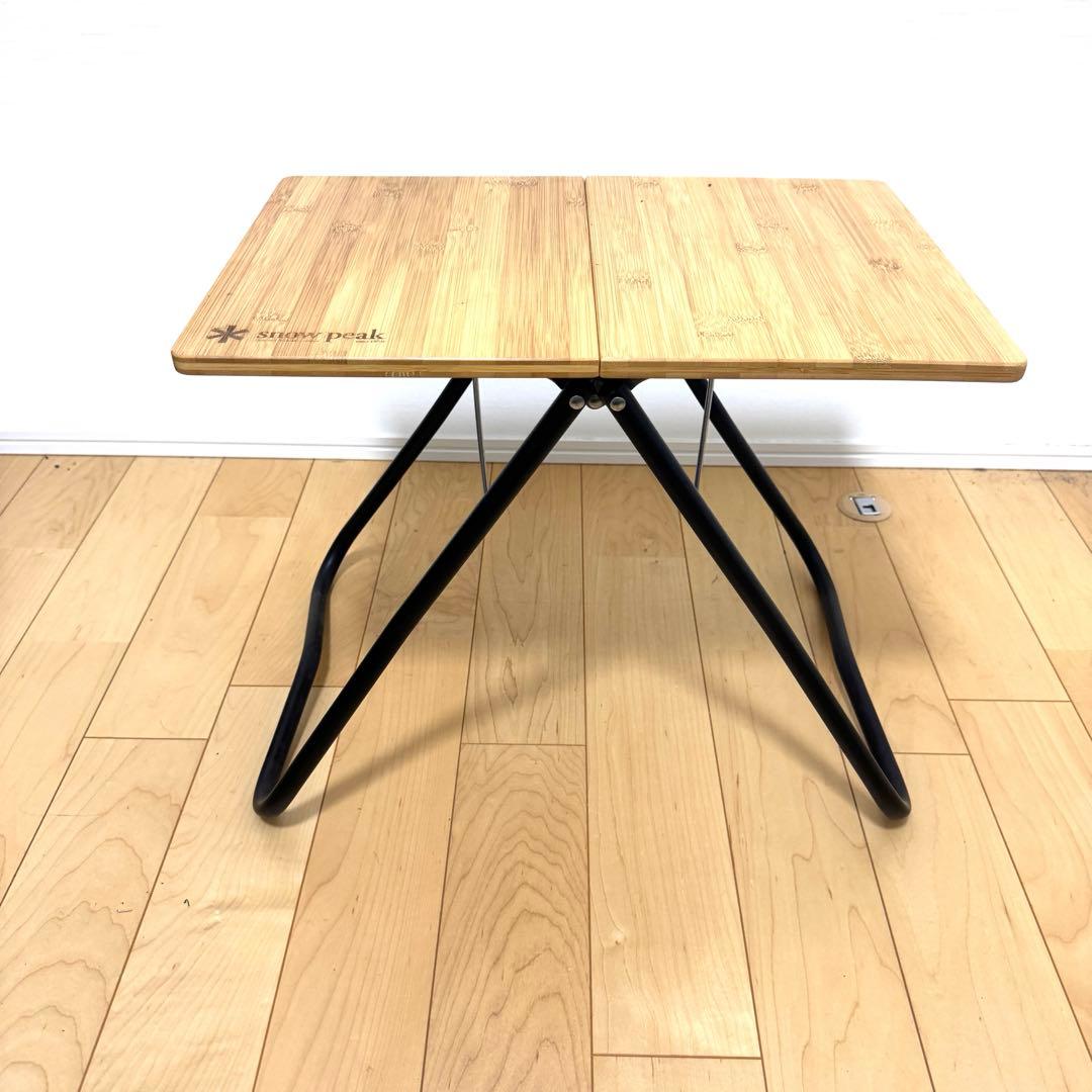 スノーピーク 雪峰祭限定 Myテーブル竹 ブラック  peak
