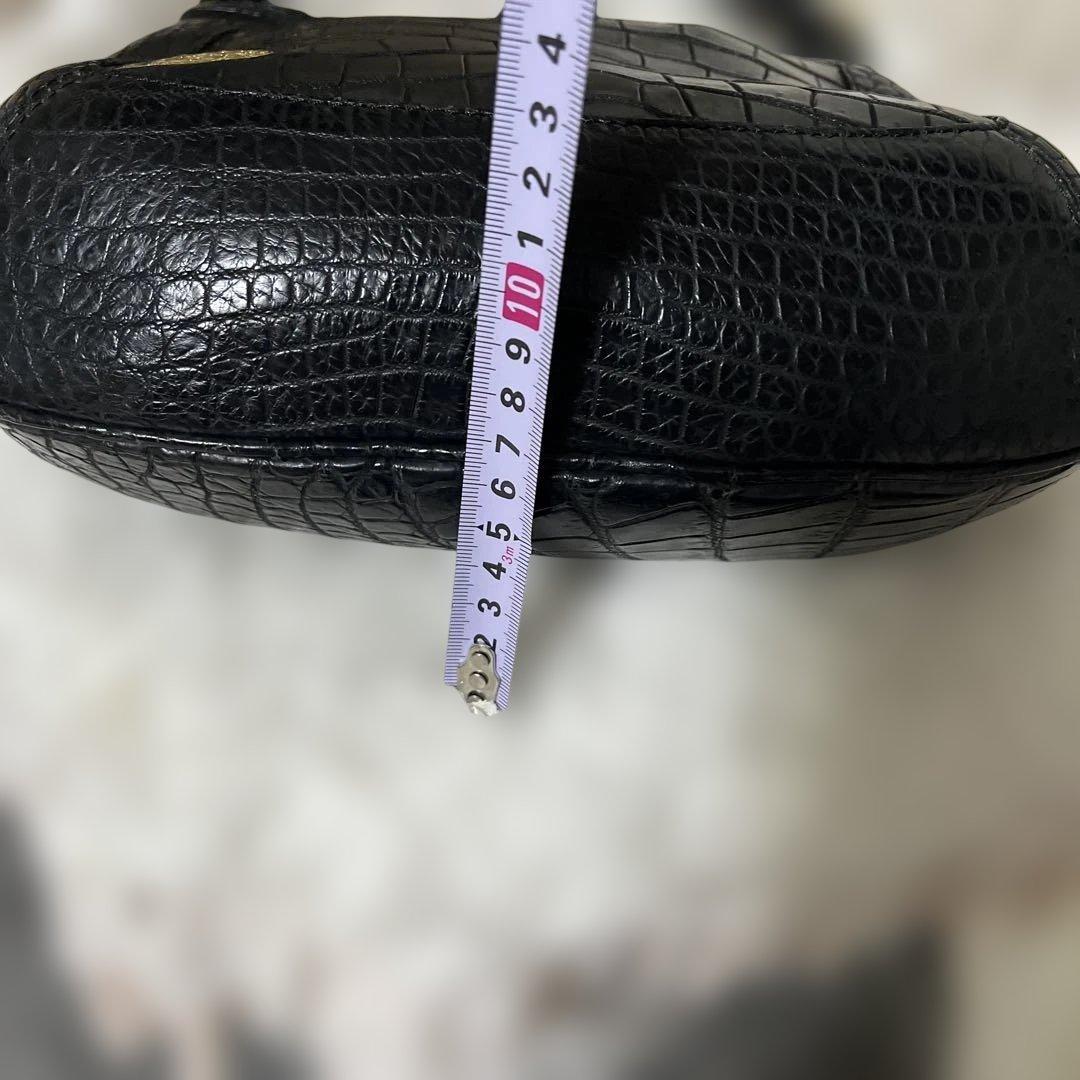 ADMJ マットクロコダイル革　バッグ