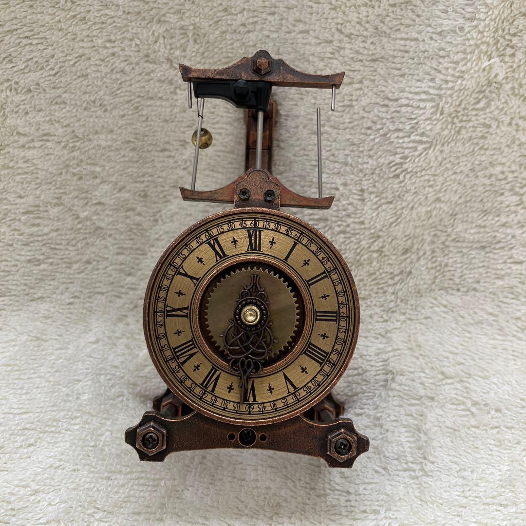 値下げ！　アンティーク型時計風置物　トミー製ギルドクロック　からくり時計