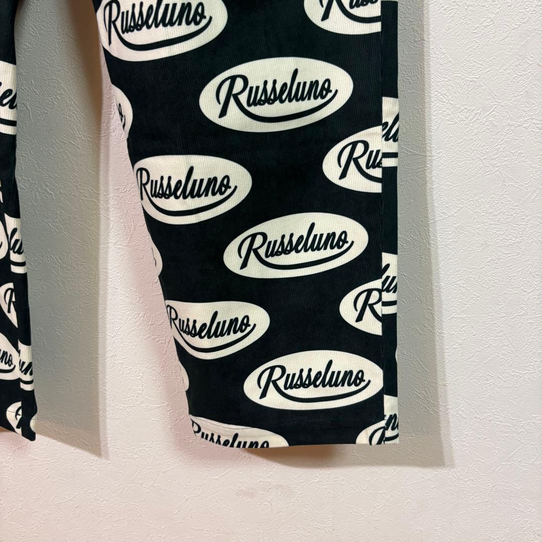 【RUSSELUNO】新品コーデュロイ総ロゴジャケットパンツ上下セット　Ｌ