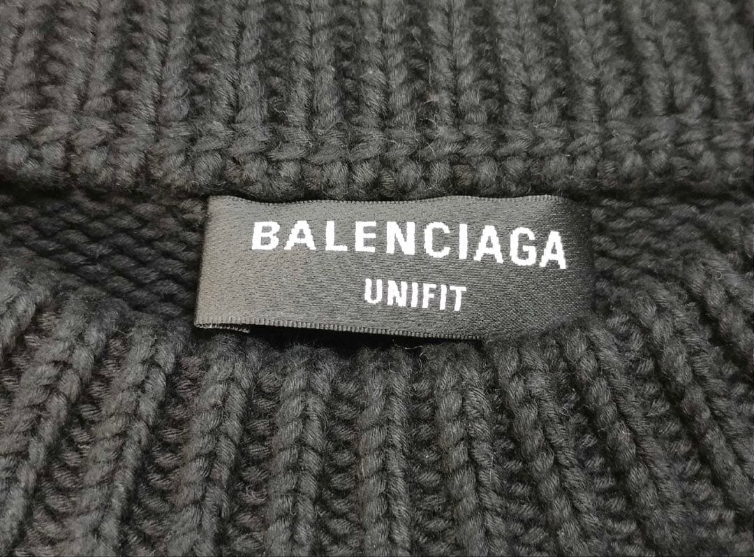 BALENCIAGA バレンシアガ BB 刺繍 ニット メンズ トップス 希少S