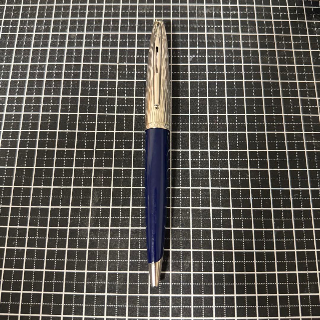 ウォーターマン ボールペン カレン デラックス ブルーST 限定