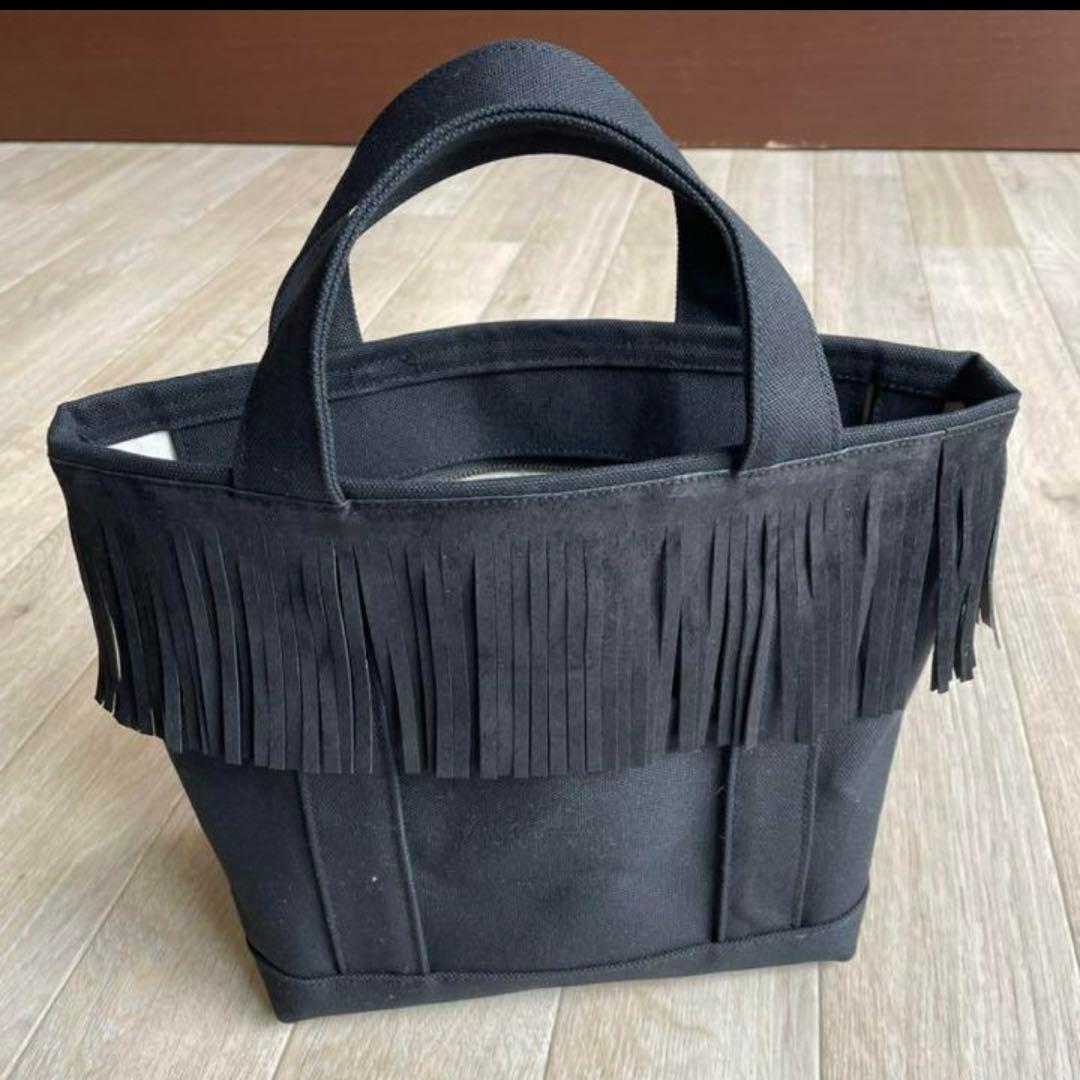 りこページ*° トートバッグ フリンジ イニシャルトート