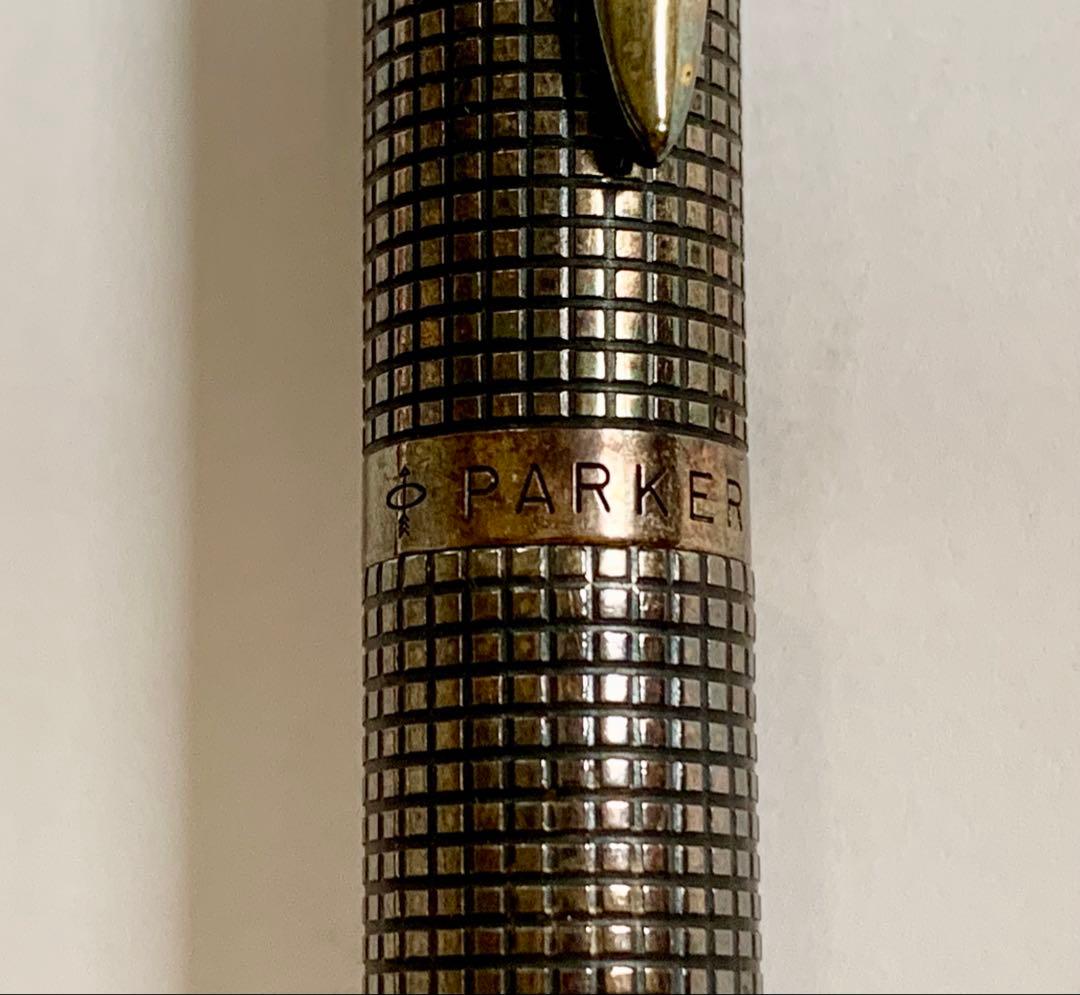Parker 75 シズレ 刻印あり K14 スターリングシルバー 万年筆