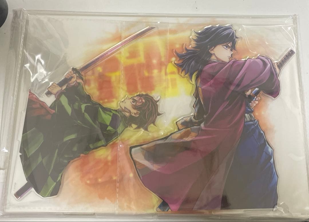 繋ぐ くじ WEBSHOP A賞 ビッグアクリルスタンド 冨岡義勇 竈門炭治郎