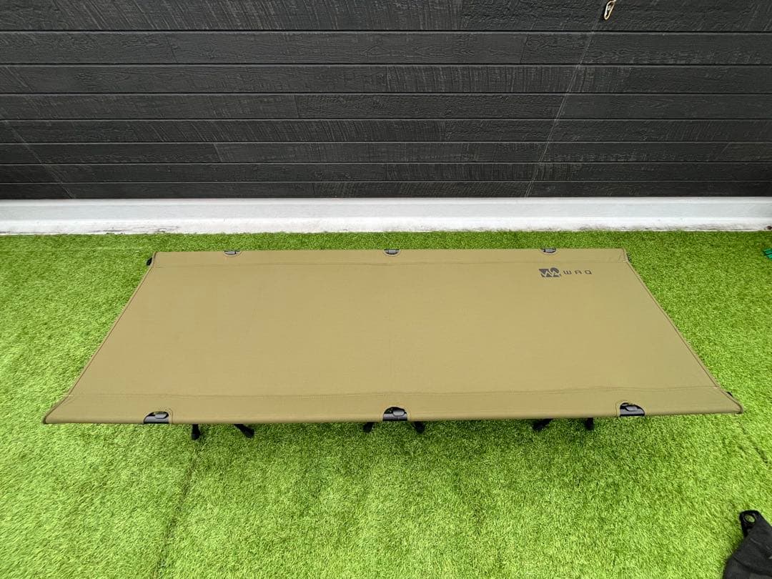 WAQ 2WAY フォールディングコット オリーブ キャンプコット