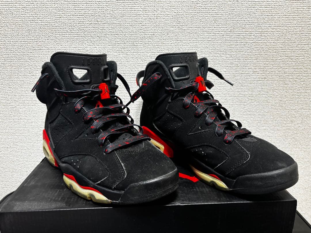 シューズ(男性用) NIKE AIR JORDAN6 RETRO OG BLACK INFRARED
