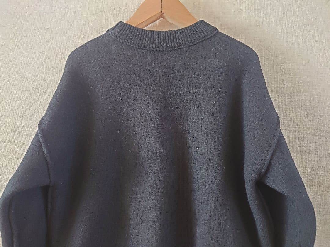 ami PARIS アミパリス メンズ レディース ニット ハート ロゴ　黒