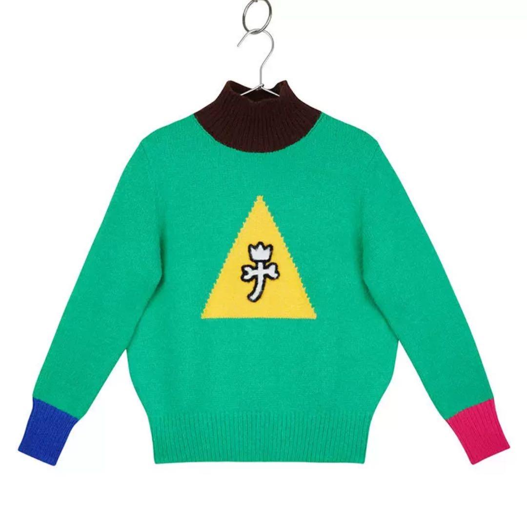 未入荷　カステルバジャクレディースゴルフセーター　マルチカラーS L