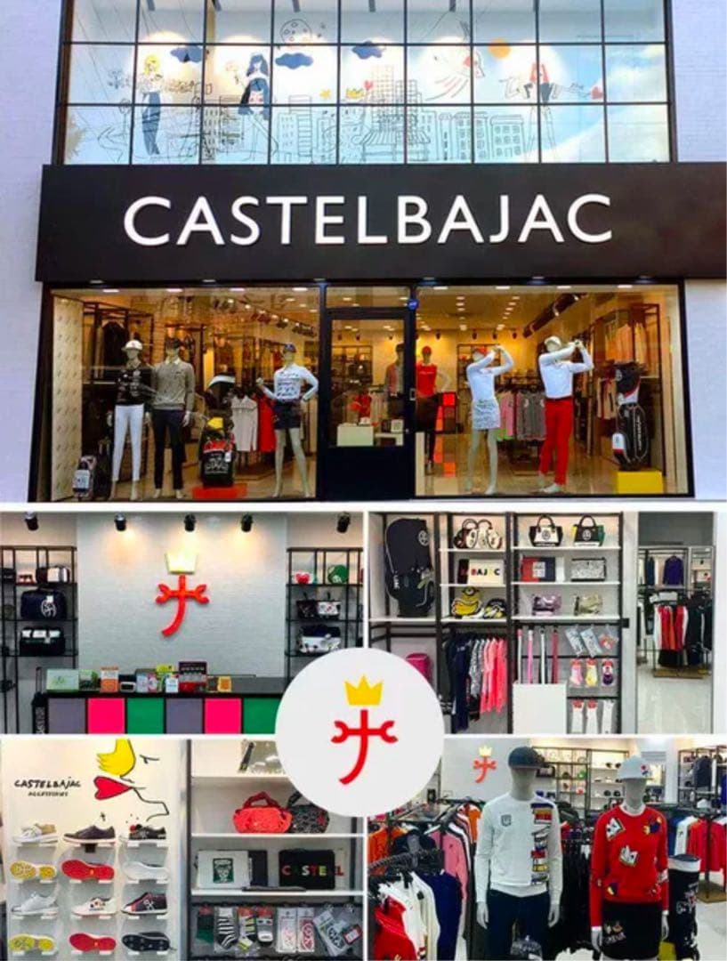 未入荷　カステルバジャクレディースゴルフセーター　マルチカラーS L