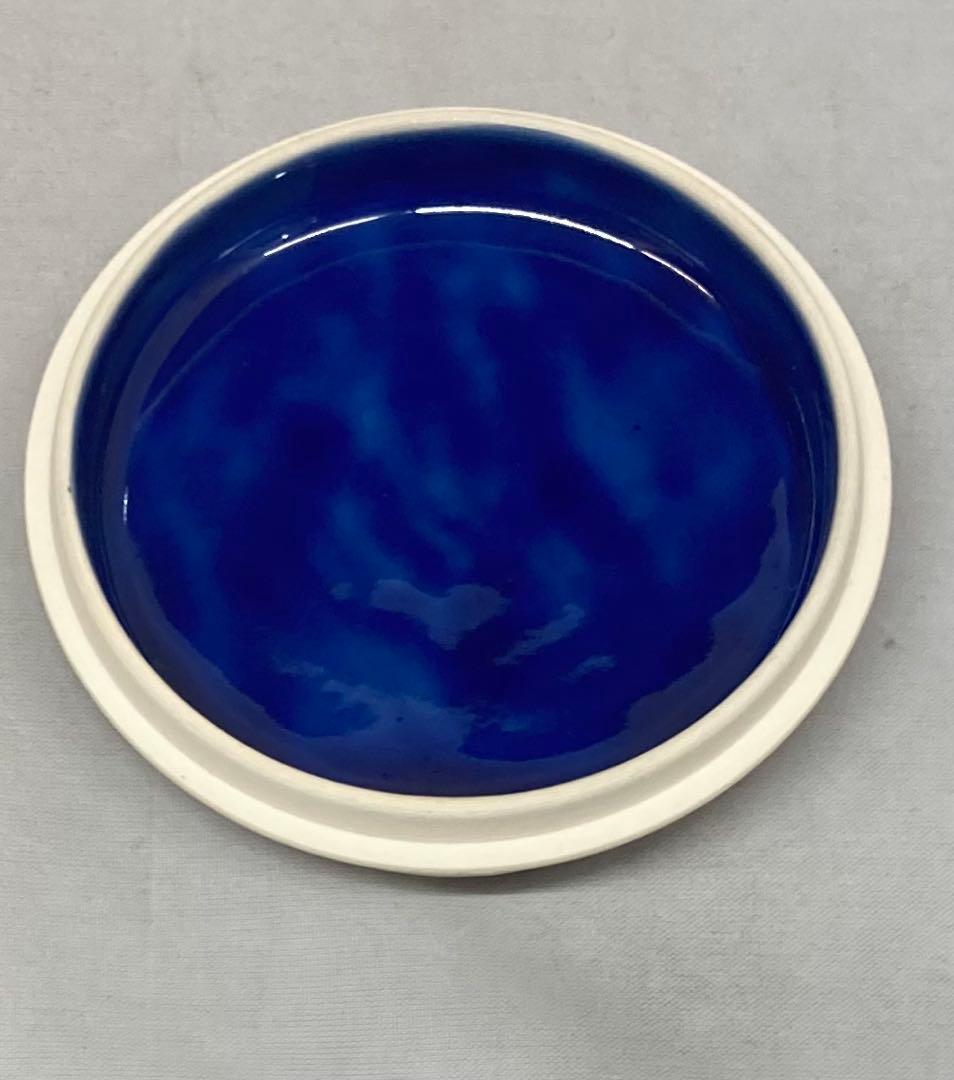 B568b「花笠 香合」南口閑粋作　共布共箱　杣山焼　香道具　茶道具　滋賀