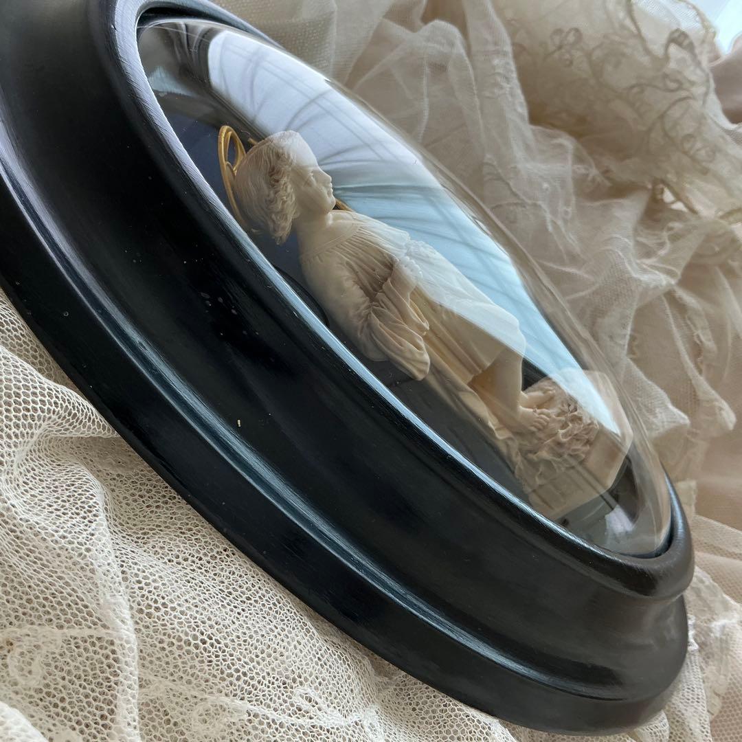 【希少】フランスアンティーク　美しい幼子イエス　メダイヨン　彫刻　レリーフ