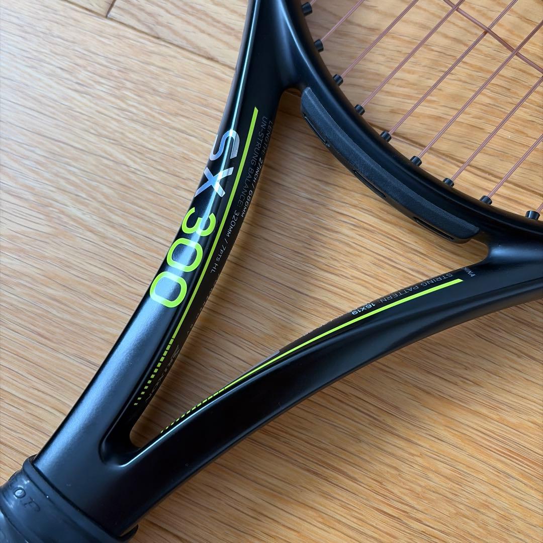 SX 300 テニスラケット ブラック/イエロー