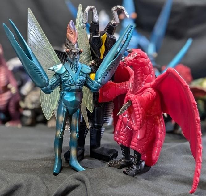 ウルトラマンパワード＆登場怪獣・宇宙人（バンダイ）ソフビコンプリート18体＋２