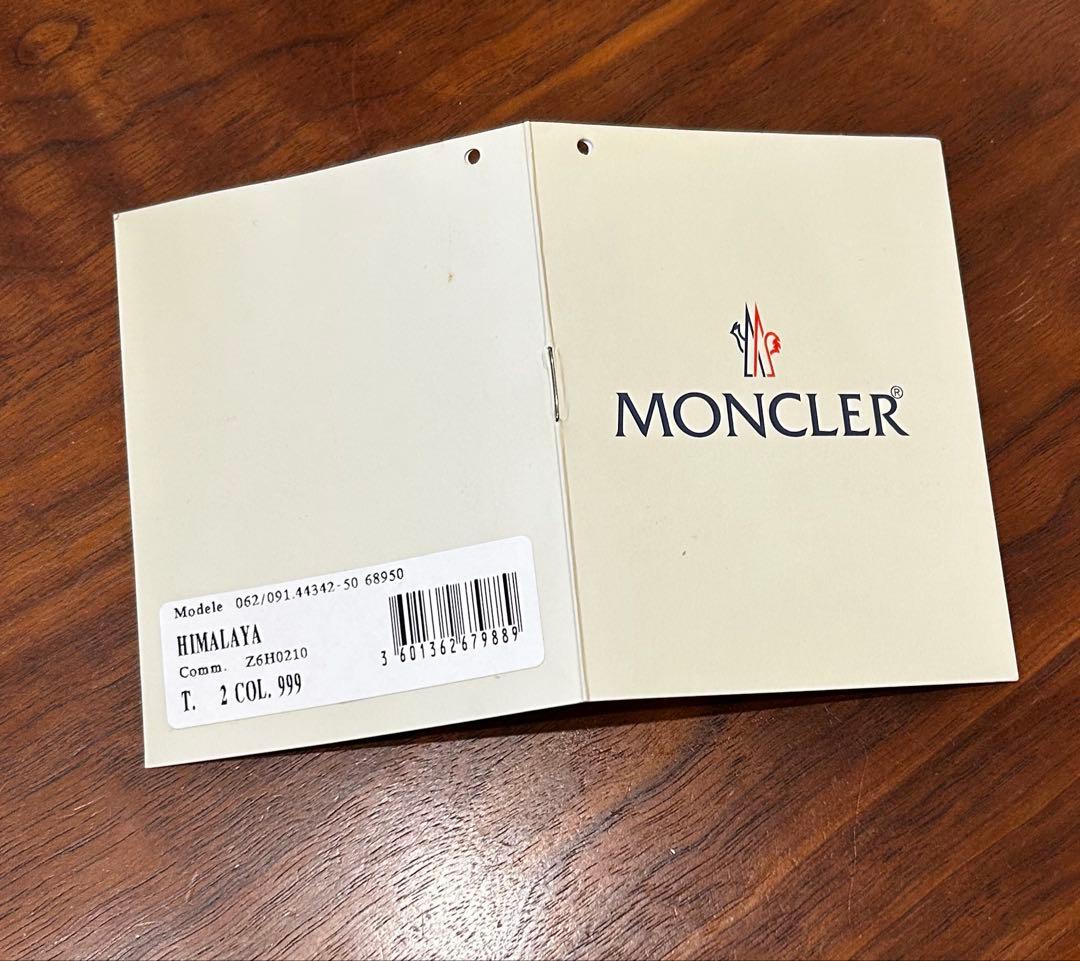 モンクレール ヒマラヤ L HIMALAYA 黒ダウン タグあり