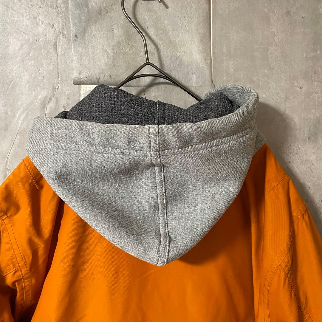 Burtonバートンスキーウェアスノーボードジャケットパーカーフード付きオレンジ