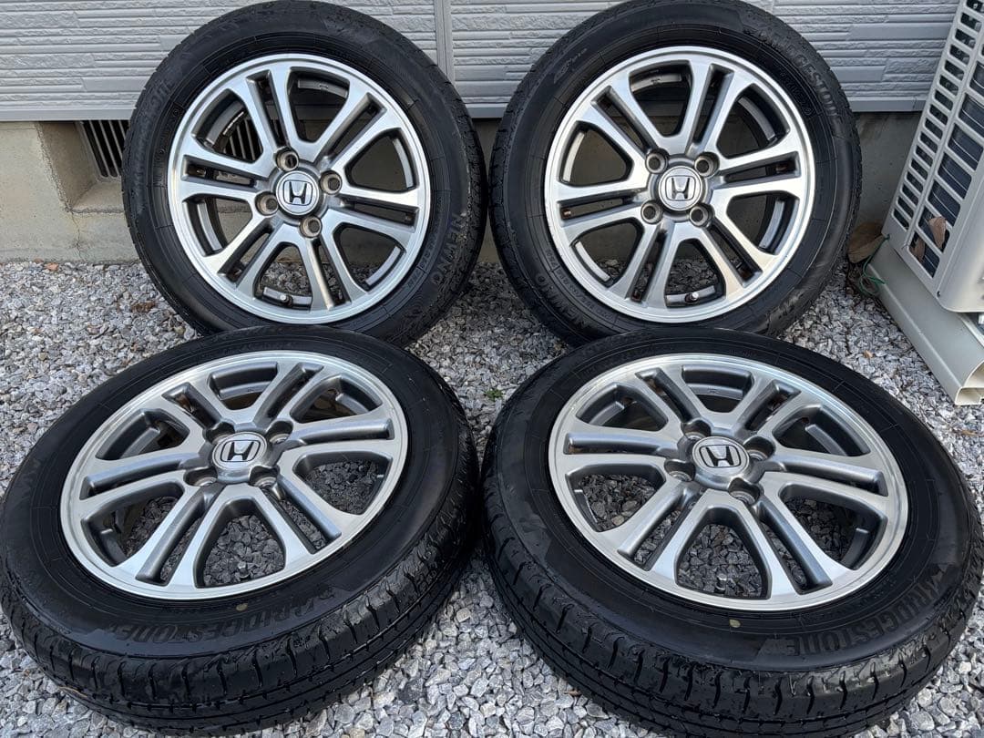 2023年製 バリ溝 NBOX 純正 155/65R14 タイヤホイールセット