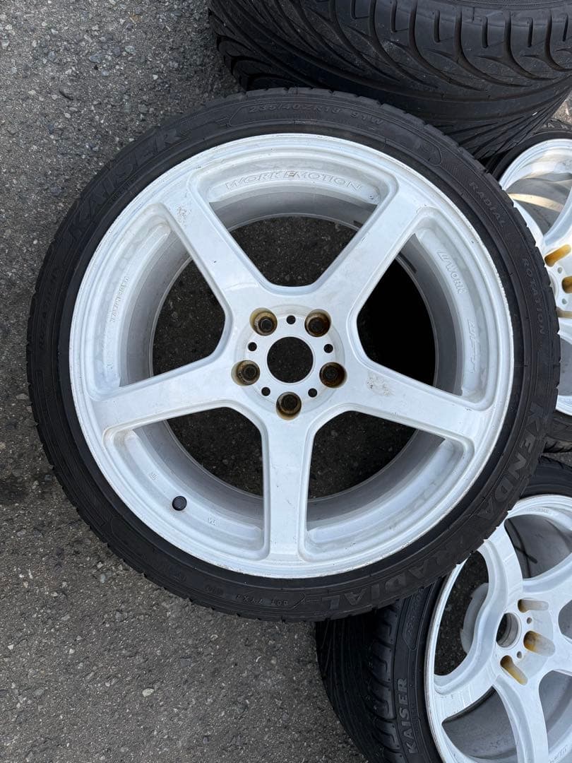 タイヤ・ホイール work evolution t5r 9.5j