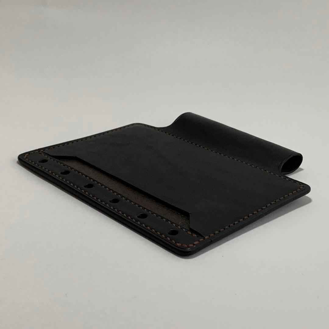 本革総手縫イタリアンレザーミニ6システム手帳ポケットペンホルダー付(マルゴー等)
