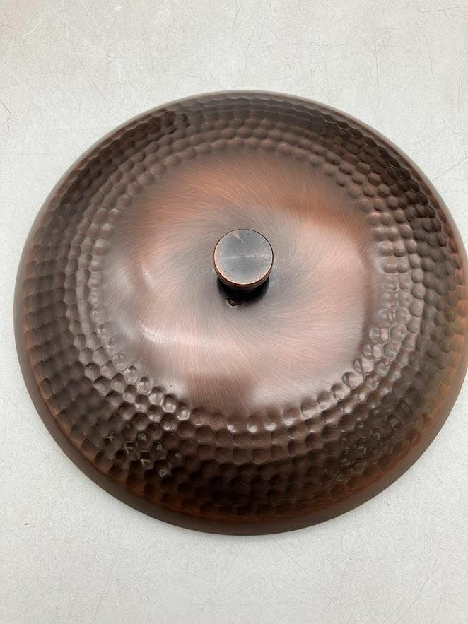 【未使用】純銅製鎚起銅器　杉川堂　菓子入れ