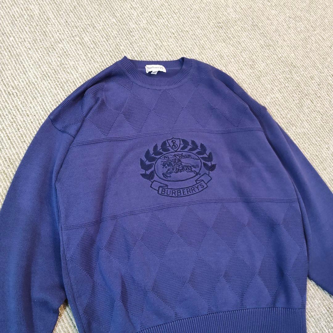 BURBERRY Burberry's ニット セーター ホースロゴ アーガイル
