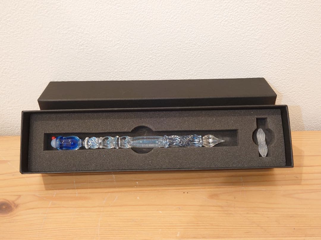 ★古川紙工 Paraglass 恋するガラスペン クリームソーダ ブルー★限定品