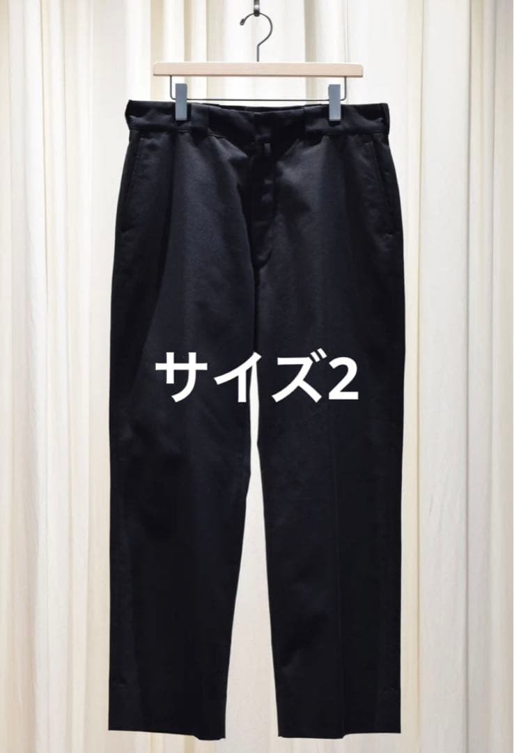 【美品】COMOLI ポスト ワークツイル パンツ サイズ2