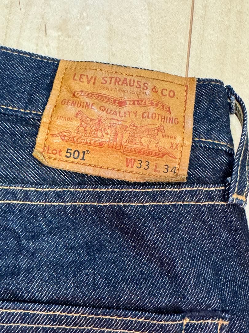 リーバイス501 アメリカ製　w33 l34