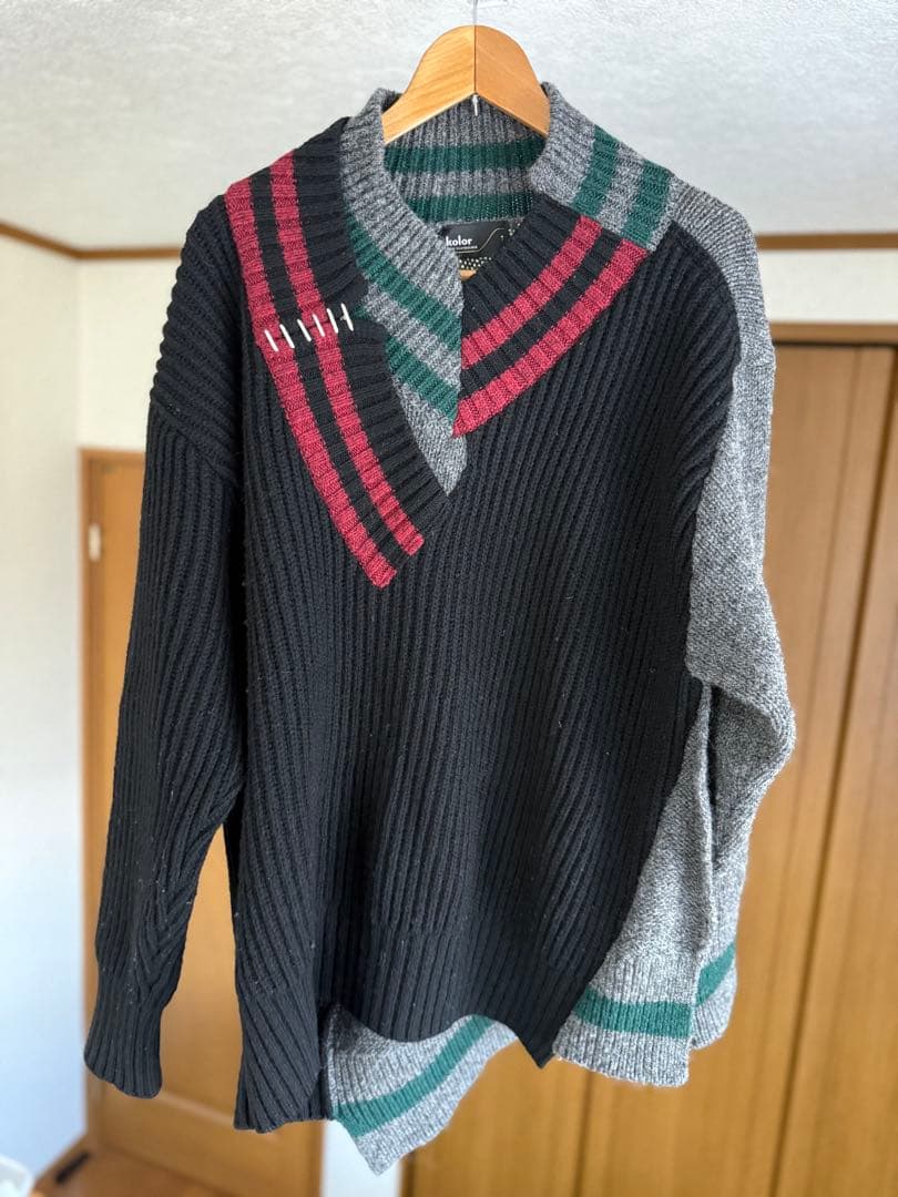 k*a様 kolor クレイジーパターン ニット サイズ1