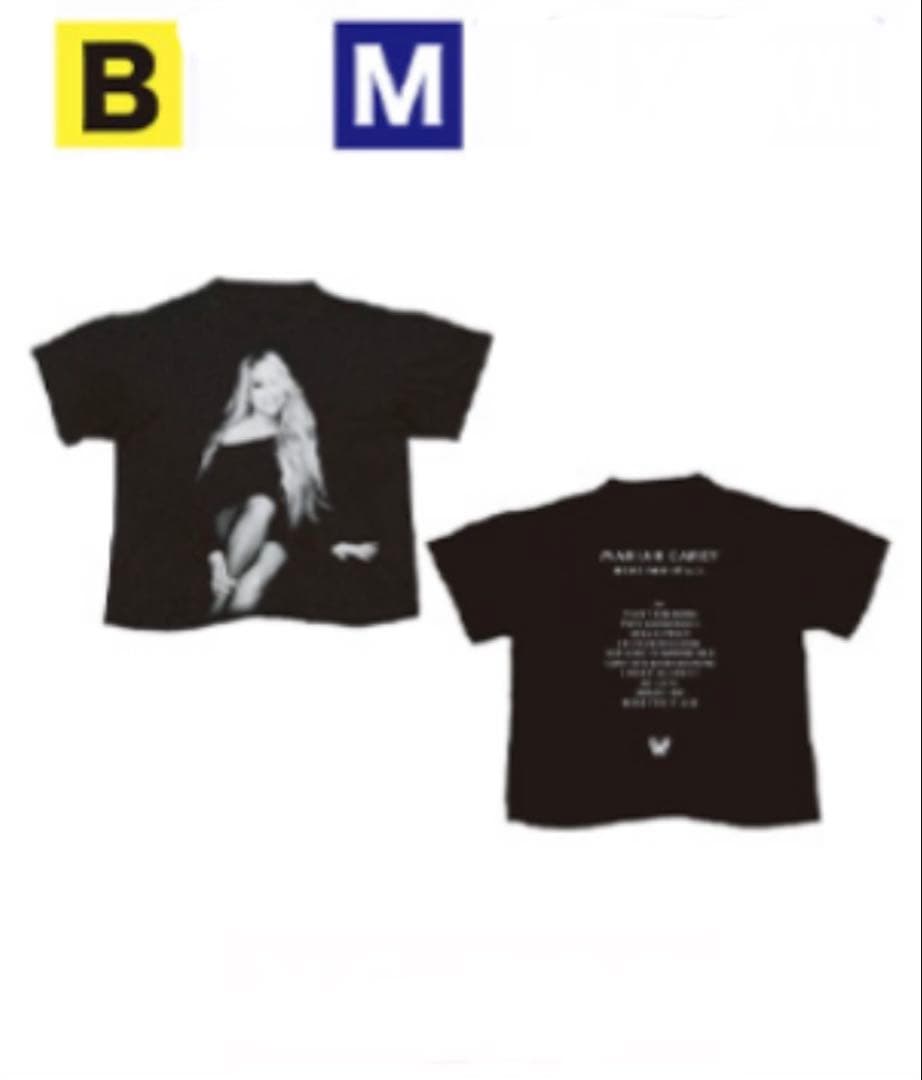 【新品】MARIAH CAREY 黒 Tシャツ 2025 M マライアキャリー