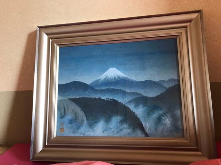 画家　成田環　富士山日本画