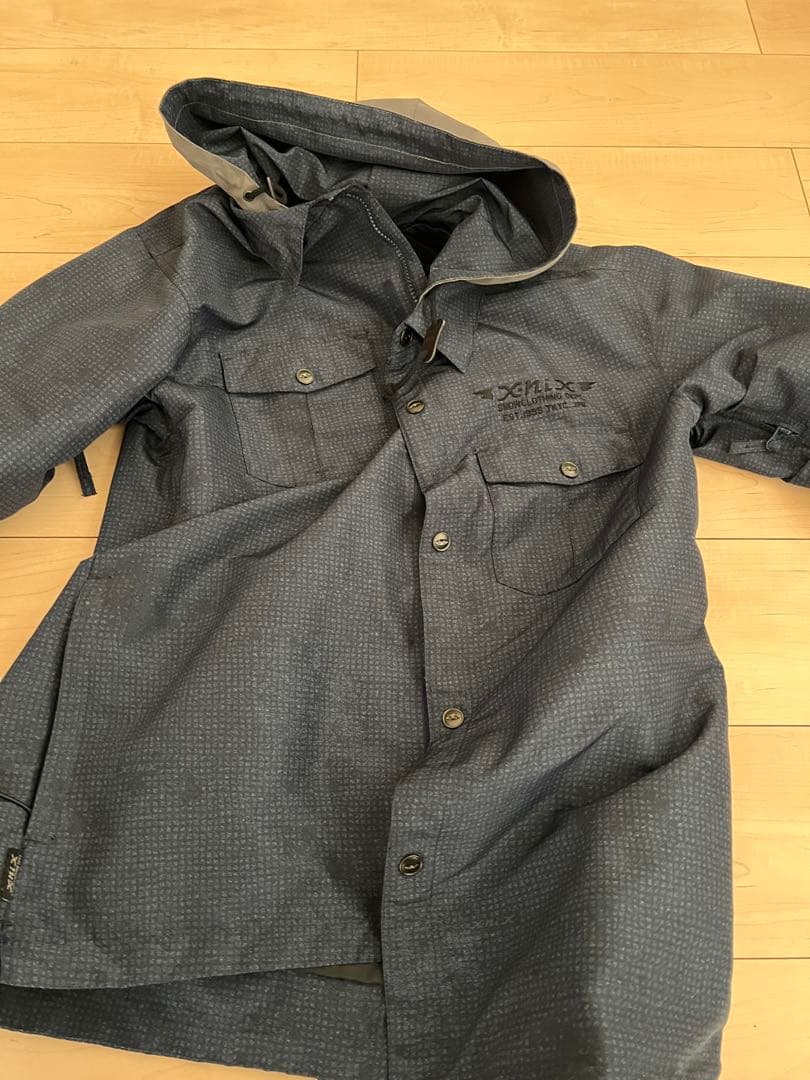 ダークブルー スノーボードウェアセット