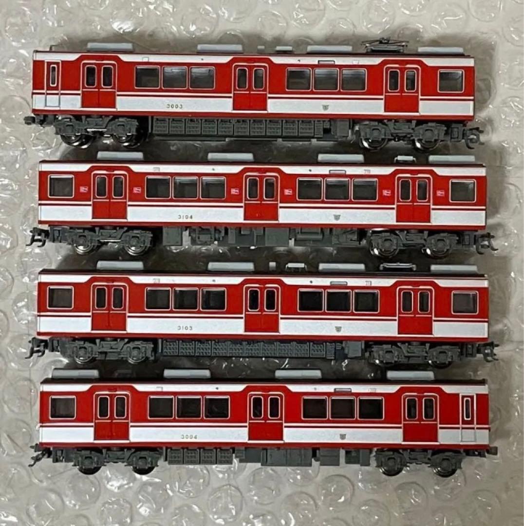 A6991 神戸電鉄3000系 前期型 新塗装 4両セット