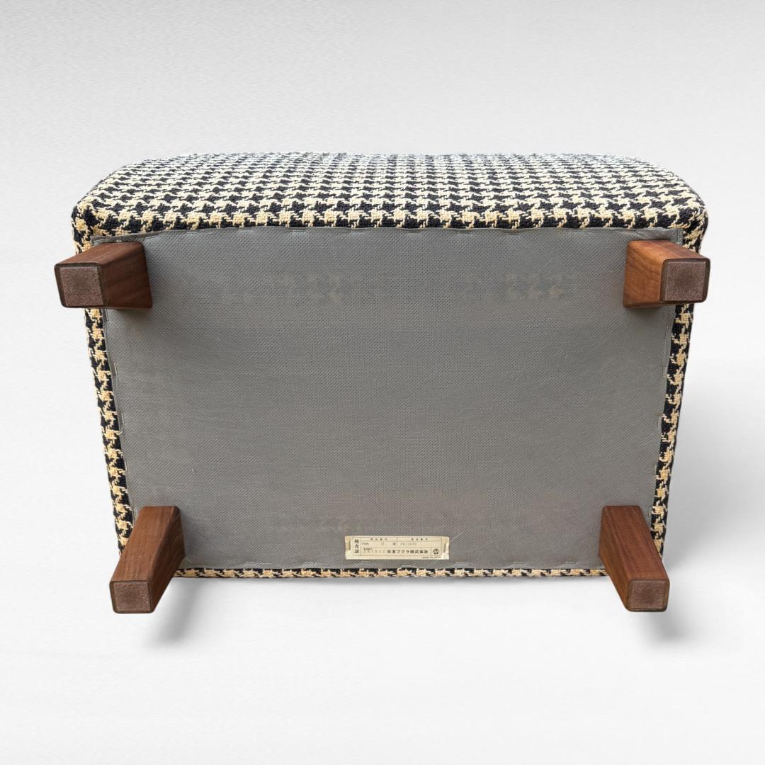HUKLA オットマン　フクラ 千鳥柄