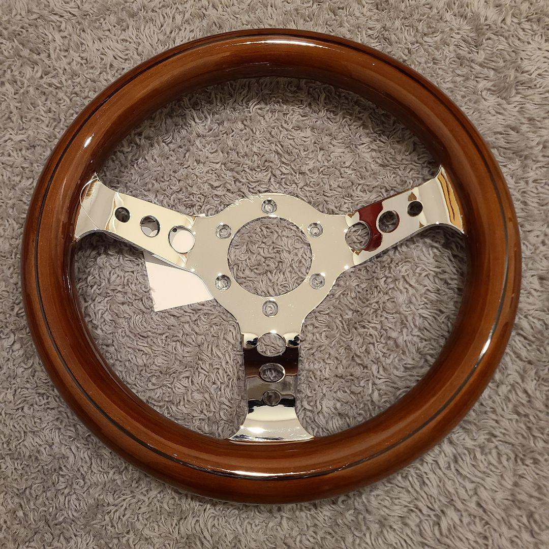 小径ハンドル ウッドハンドル290mm　29Φ　ステアリング 旧車