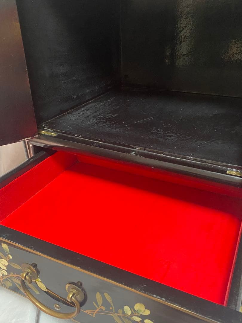 2692❣️ 中国家具 チェスト　花鳥図　引き出し