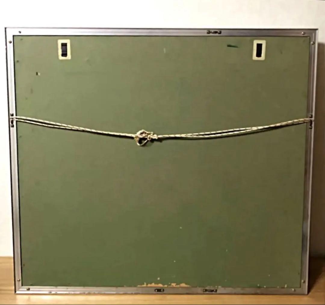 絵画 額装 Mituko.T作 油絵 街並み