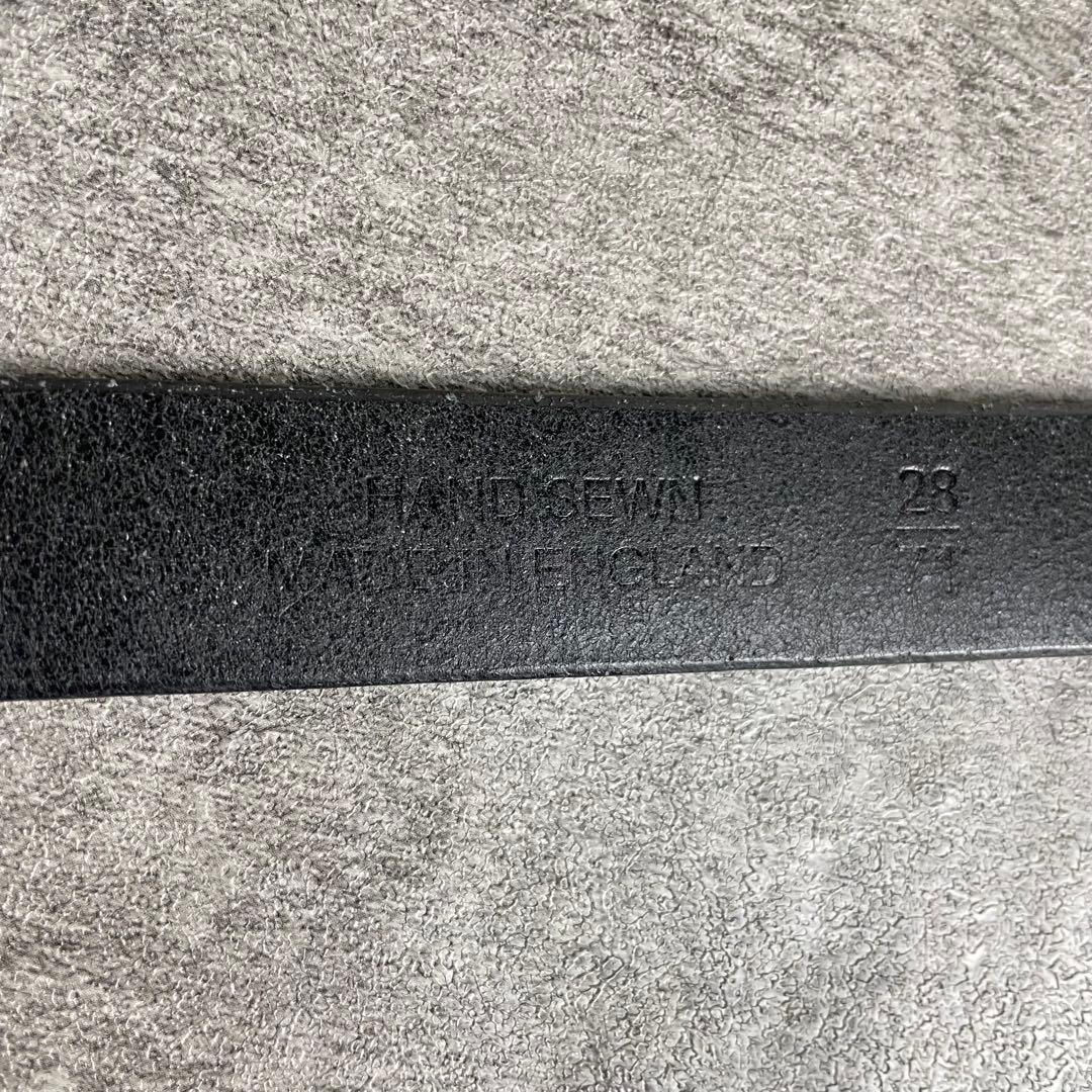 Brady WEST-END-BELT ベルト 黒 イングランド製 ブレディー