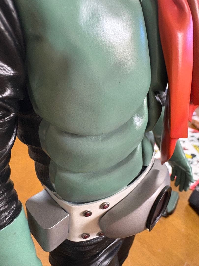 仮面ライダー 旧1号 メガソフビキット 塗装済み完成品 海洋堂　訳アリ品