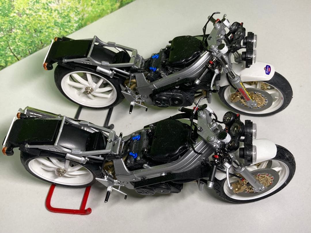 ★タミヤ★VFR750R製作品(2台セット)